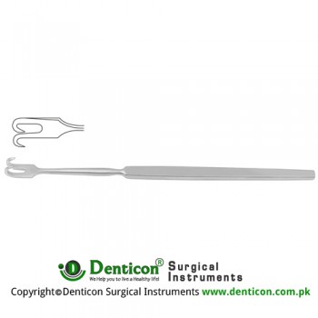 Wound Retractor 2 Sharp Prongs - Small Curve Stainless Steel, 16.5 cm - 6 1/2" Width 4.2 mm